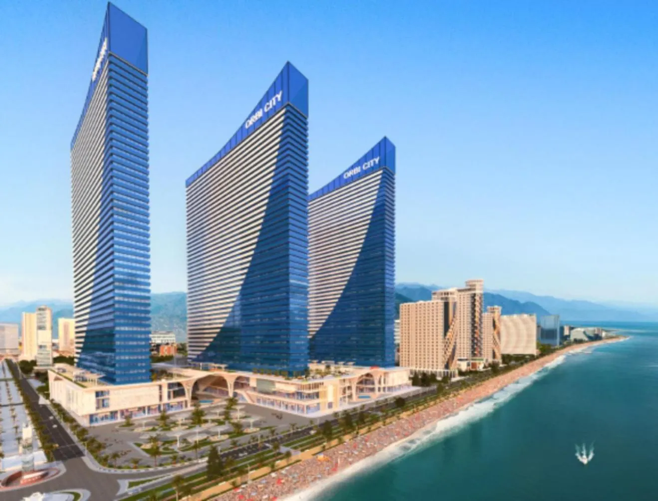 Welcoming Sea View Aparthotel In Orbi City 바투미
